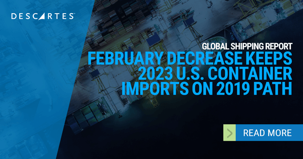 U.S. Container Imports on 2019 Path