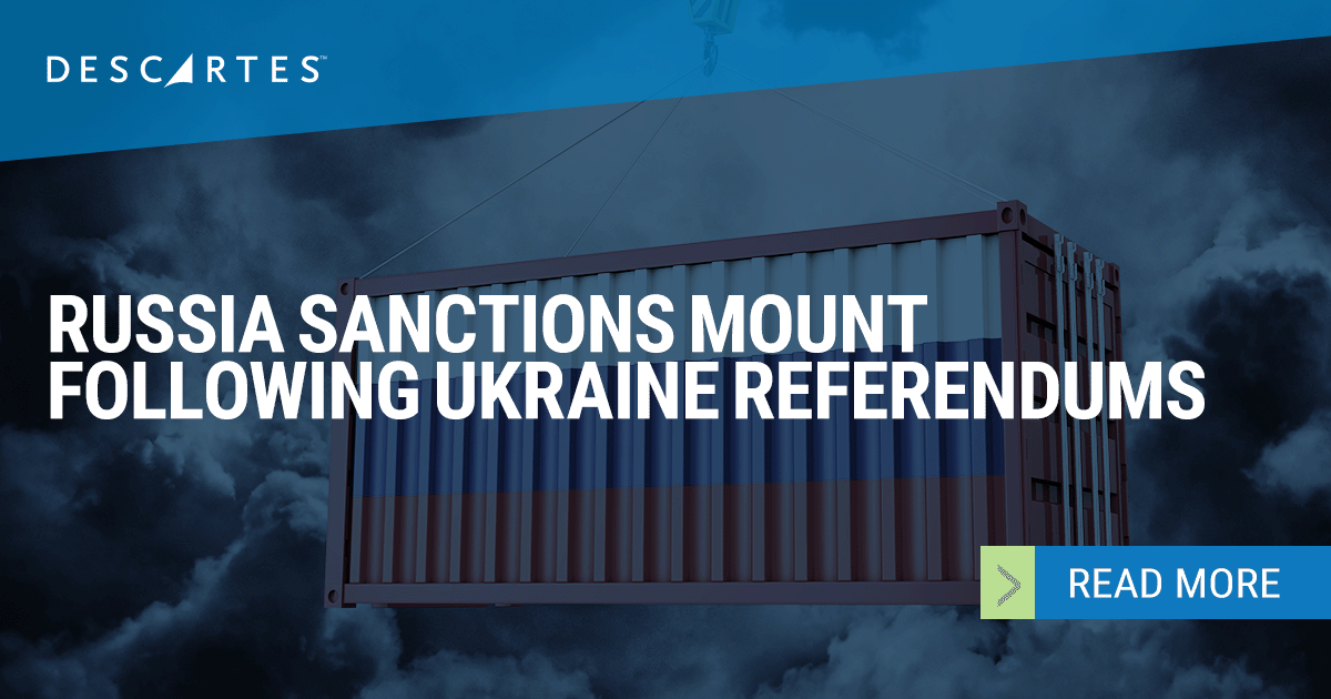 Russia-Ukraine Sanctions Resource Center | Descartes