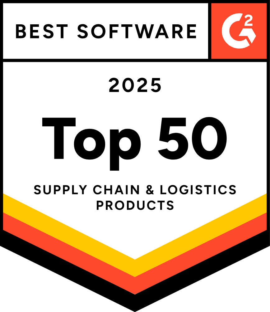 G2 top 50 best software badge for Descartes Datamyne