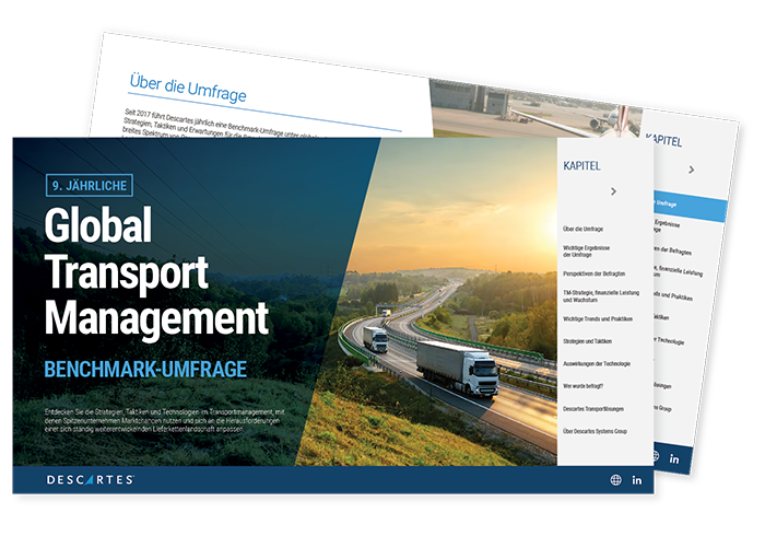 Global Transport Management Benchmark-Umfrage Visual